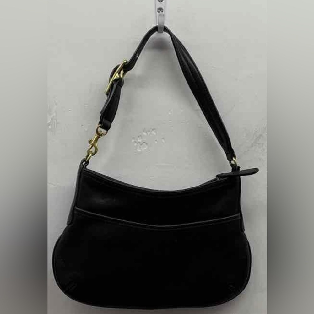 Vintage Y2K Coach Ergo Hobo Bag 9295 Black Glove Tanned Leather Shoulder Purse